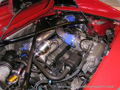 Radtec Racing Ladeluftkühler Kit "wassergekühlt" für Toyota MR2 Turbo