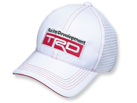 TRD "Mesh Cap" weiss/rot