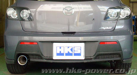 HKS "Legamax Premium" Abgasanlage für Mazda 3 MPS 06-08
