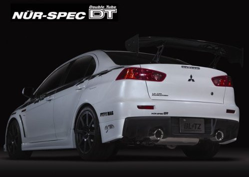 BLITZ "Nür Spec DT" Abgasanlage für Mitsubishi EVO X