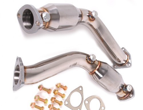 JAPSPEED Downpipe Set mit Sport-Katalysatoren für Nissan 350Z