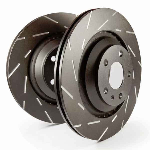 EBC Black Dash Disc Slotted VA Bremsscheiben Set Nissan 350Z