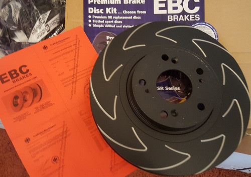 EBC High-Carbon Blade Disc Black Bremsscheiben 300x25mm für Honda Civic EP3