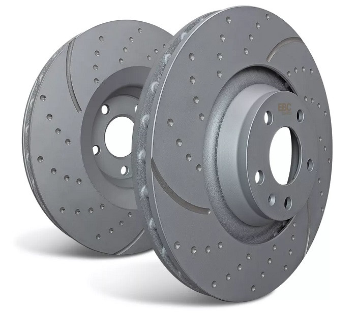 EBC Turbo Groove Disc Bremsscheiben VA Suzuki Swift FZ / NZ 1,6 Sport 2010-16