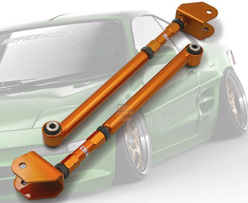 SKID Racing Super Spec Adjustable Rear Pillow Toe Control Arms Toyota MR2 W2 / SW20