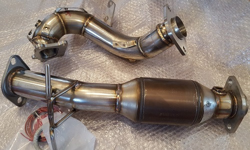 FMS Downpipe mit HJS Sport-KAT für Mazda 3 MPS