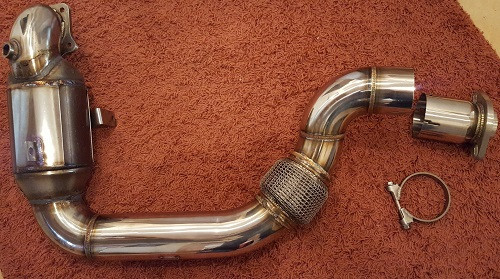 FMS Downpipe mit 200 Zellen HJS Sport-KAT Suzuki Swift Sport AZ 2018-