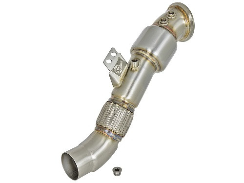 aFe Power Twisted Steel Downpipe mit KAT Toyota Supra GR A90