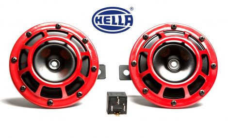 HELLA "Supertone Horn 118db" Set