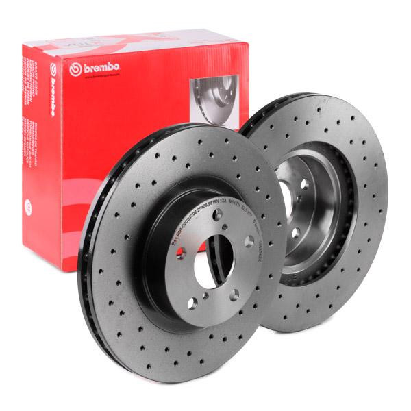 BREMBO Bremsscheiben Xtra Toyota GT86 ZN6 / Subaru BRZ SET für VA