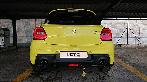 CTC Performance Cat Back Suzuki Swift Sport ZC33S