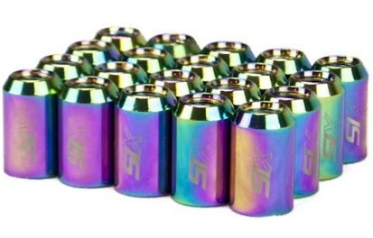 SIX Performance STEEL Lug Nuts NeoChrome V4