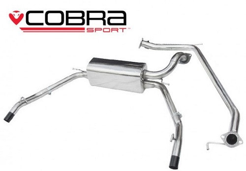 COBRA "Cat Back" Non-Resonated Abgasanlage für Honda Civic Type R FN2