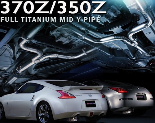 TOMEI Expreme Ti Titanium Mid Y-Pipe Nissan 350Z & 370Z