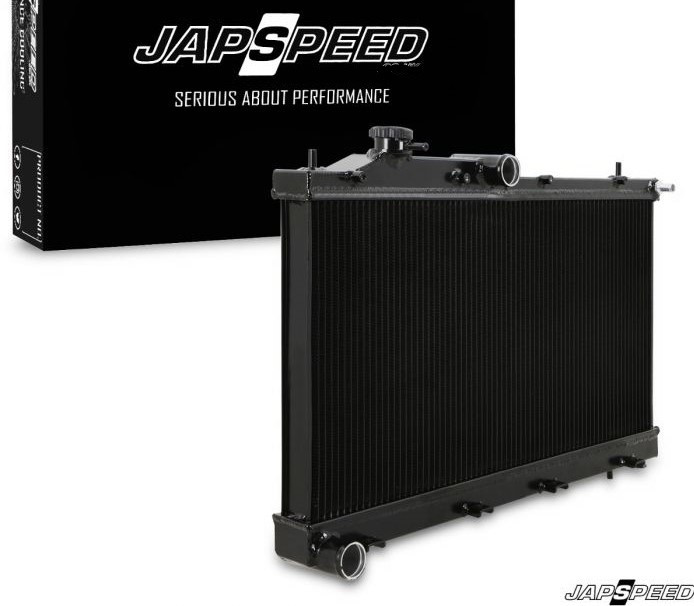 JAPSPEED Black Aluminium Kühler Subaru WRX & STI 2008 - 2014