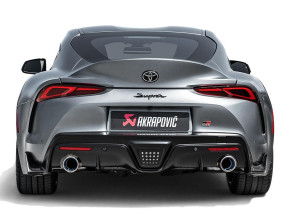 Akrapovic Slip-On Line Titan Sportauspuff Toyota GR Supra 3.0 Typ A90