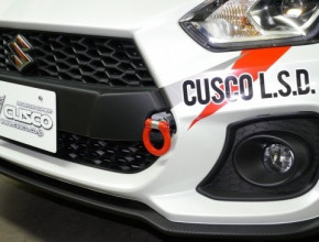 CUSCO Red Folding Tow Hook Front Suzuki Swift Sport ZC33S