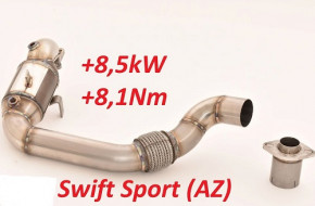 FMS Downpipe mit 200 Zellen HJS Sport-KAT Suzuki Swift Sport AZ 2018-