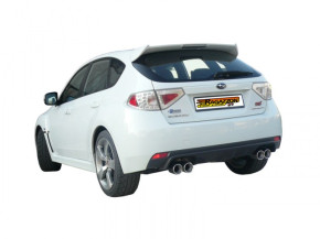 RAGAZZON Subaru Impreza Endschalldämpfer 2.5 WRX STi Fünftürer Hatchback 2008-14