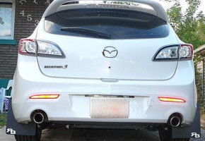 ROKBLOKZ Mazda 3 MPS BL Rally Mud Flaps