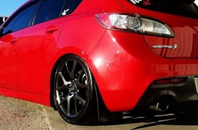 ROKBLOKZ Mazda 3 MPS BL Rally Mud Flaps