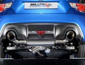 MILLTEK Abgasanlage ab KAT für Toyota GT86 & Subaru BRZ