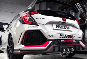 MILLTEK Cat Back Honda Civic Type R FK8