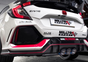 MILLTEK Cat Back Honda Civic Type R FK8