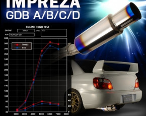 TOMEI "Expreme Ti Titanium" Catback Abgasanlage für Subaru WRX / STI 2002-2007