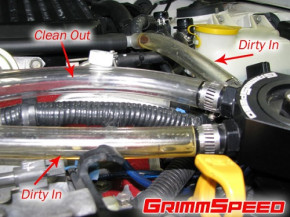 GRIMMSPEED "Air Oil Separator" Kit für Subaru WRX 2002-2007 / STI 2004-2015