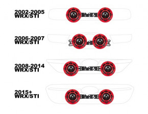 GRIMMSPEED Hupenhalterung / Mounting Bracket Subaru Impreza 2002-2016