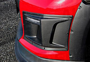 ChargeSpeed Front bumper ducts with LED DRL's & Turn signal Nissan GT-R R35 2007-2010 - Black