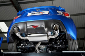 MILLTEK Abgasanlage ab KAT für Toyota GT86 & Subaru BRZ