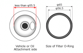 HKS "Hybrid Sports Oil Filter" 68mm (M20 x P1.5)