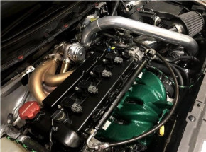 CorkSport Turbokrümmer inkl. 44mm EWG Block Off Plate & Clamp Kit